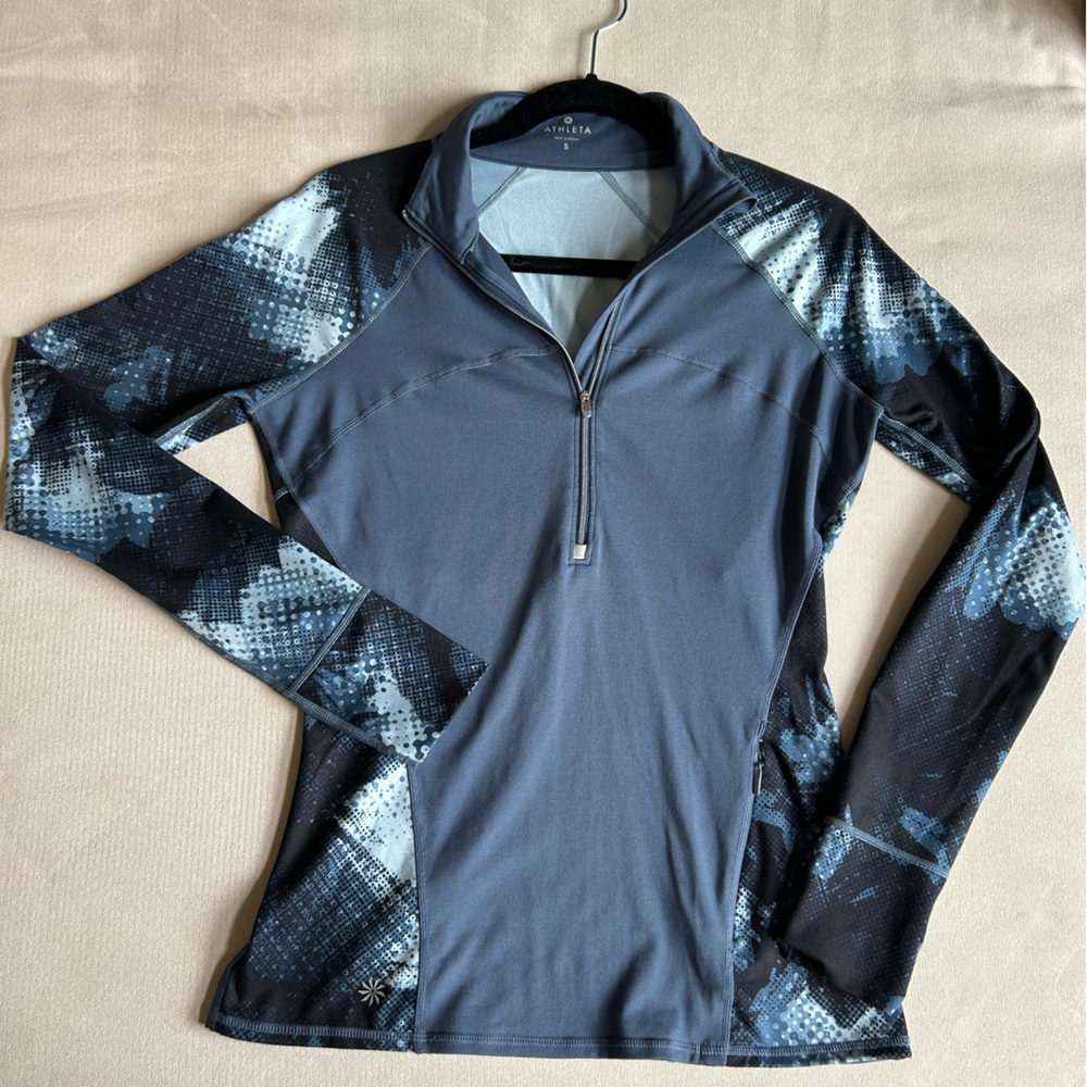 ATHLETA Women’s‎ Running Wild 2.0 Half Zip Athletic Pullover jacket Size S
